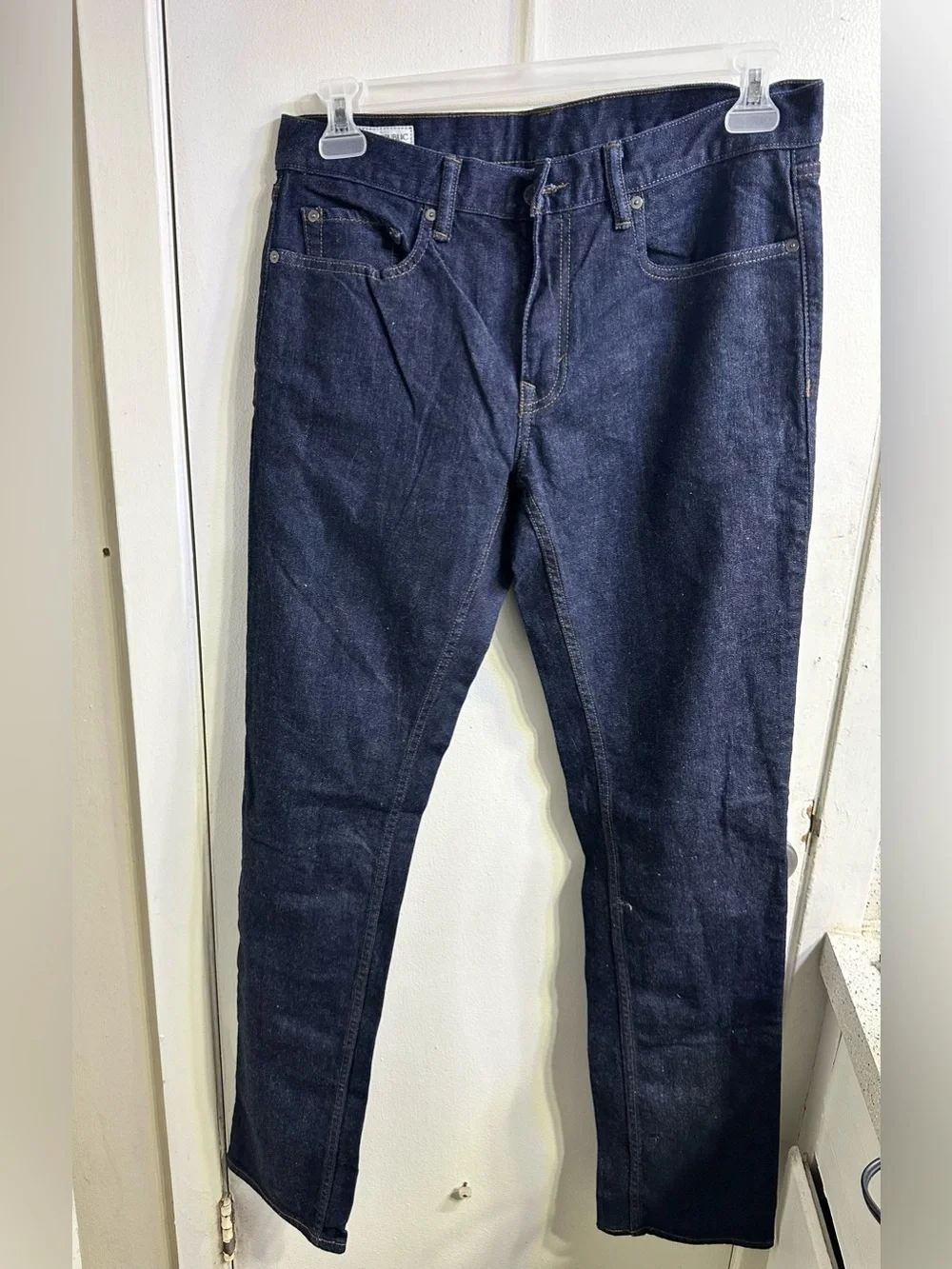 Banana Republic Slim Jeans in Washed Dark Blue